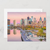 Philadelphia, Pennsylvania, USA Postkarte (Vorne/Hinten)