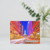 Philadelphia, Pennsylvania, USA Postkarte (Stehend Vorderseite)