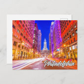 Philadelphia, Pennsylvania, USA Postkarte (Vorne/Hinten)