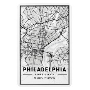 Philadelphia Pennsylvania USA Travel City Map Magnet