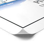 Philadelphia Pennsylvania USA Travel City Map Poster (Ecke)