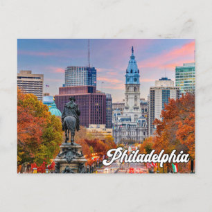 Philadelphia, Pennsylvania, Vereinigte Staaten Postkarte