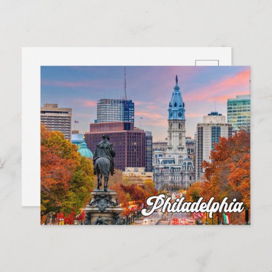 Philadelphia, Pennsylvania, Vereinigte Staaten Postkarte (Vorne/Hinten)