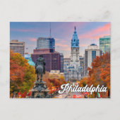 Philadelphia, Pennsylvania, Vereinigte Staaten Postkarte (Vorderseite)
