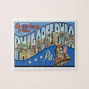 Philadelphia Pennsylvania Vintage Puzzle