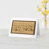 Philadelphia Phillies-Team 1913 Karte (Gelbe Blume)