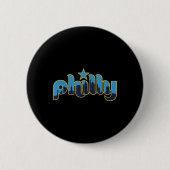 Philadelphia Philly - Throwback Design - Clic Button (Vorderseite)