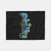Philadelphia Philly - Throwback Design - Clic Fleecedecke (Vorderseite (Horizontal))