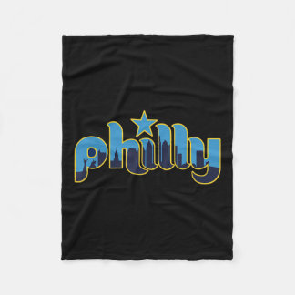 Philadelphia Philly - Throwback Design - Clic Fleecedecke