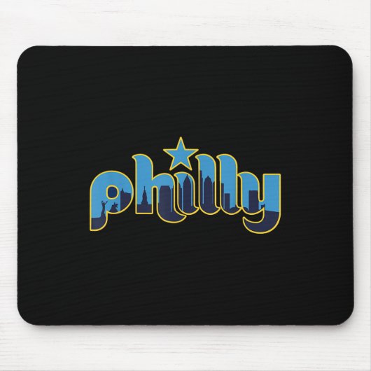 Philadelphia Philly - Throwback Design - Clic Mousepad (Vorne)