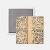 Philadelphia, Pittsburgh, Richmond Magnet (Vorderseite/Rückseite)