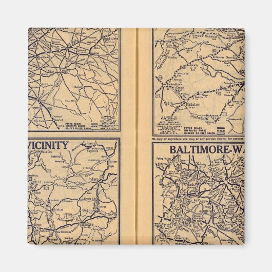 Philadelphia, Pittsburgh, Richmond Magnet (Vorne)