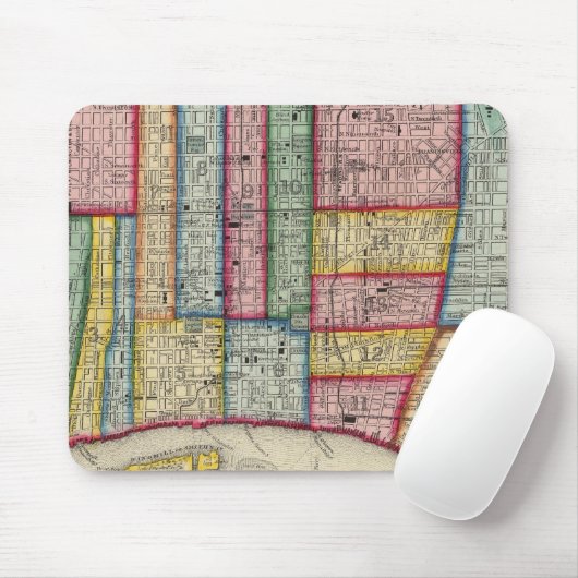Philadelphia-Plan Mousepad (Mit Mouse)
