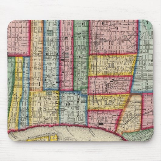Philadelphia-Plan Mousepad (Vorne)