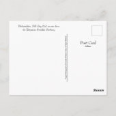 Philadelphia Post Card Rathaus Postkarte (Rückseite)