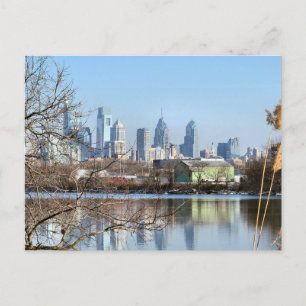 Philadelphia Postcard Downtown Postkarte