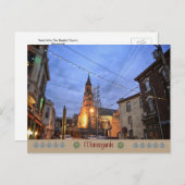 Philadelphia Postcard-Manayunk-Church Christmas Feiertagspostkarte (Vorne/Hinten)