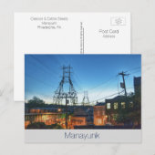 Philadelphia Postcard-Manayunk-Cresson & Cotton Postkarte (Vorne/Hinten)