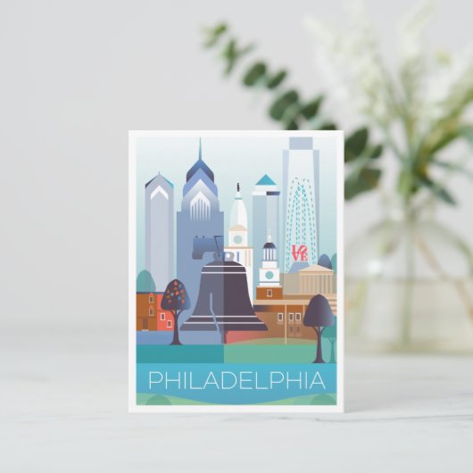 Philadelphia Postcard Postkarte (Stehend Vorderseite)