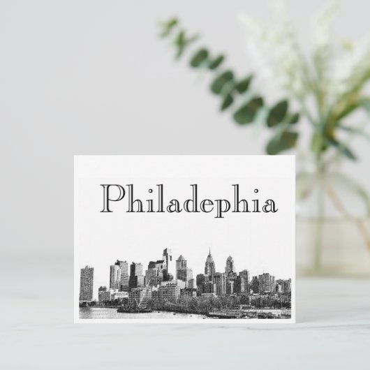 Philadelphia Postkarte (Stehend Vorderseite)