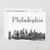 Philadelphia Postkarte (Vorne/Hinten)
