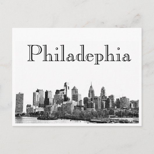 Philadelphia Postkarte (Vorderseite)