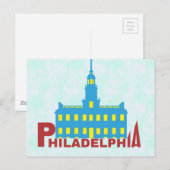 Philadelphia Postkarte (Vorne/Hinten)