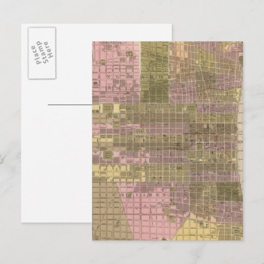 Philadelphia Postkarte (Vorne/Hinten)