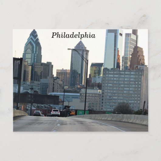 Philadelphia Postkarte (Vorderseite)