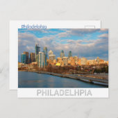 Philadelphia Postkarte (Vorne/Hinten)