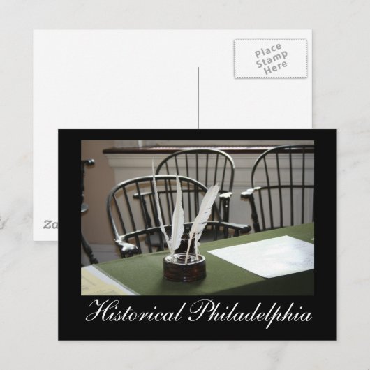 Philadelphia Postkarte (Vorne/Hinten)