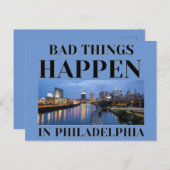 Philadelphia Postkarte (Vorne/Hinten)