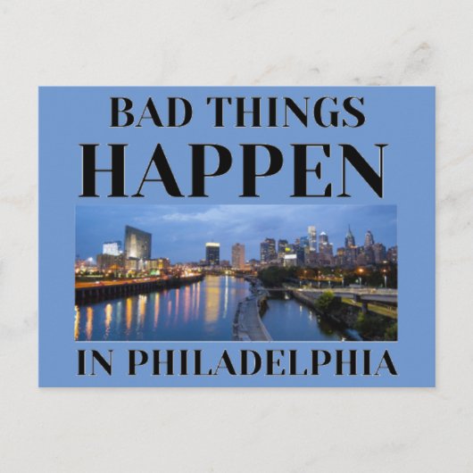 Philadelphia Postkarte (Vorderseite)