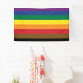 Philadelphia Pride Flag   Banner (Insitu)