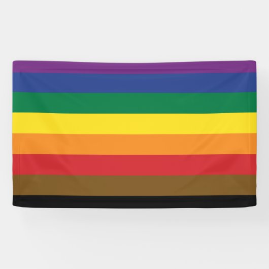 Philadelphia Pride Flag   Banner (Horizontal)