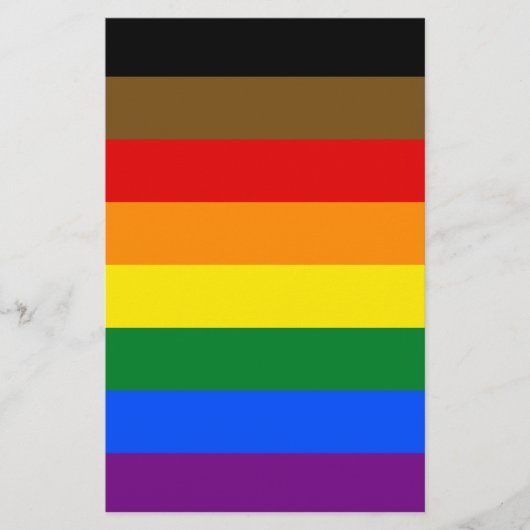 Philadelphia Pride Flag LGBTQ Flyer (Vorne)