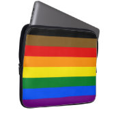 Philadelphia Pride Flag LGBTQ Laptopschutzhülle (Vorne Rechts)