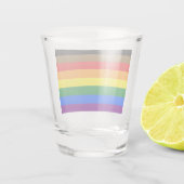 Philadelphia Pride Flag LGBTQ Schnapsglas (Rückseite)