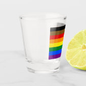 Philadelphia Pride Flag LGBTQ Schnapsglas (Links)