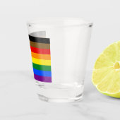 Philadelphia Pride Flag LGBTQ Schnapsglas (Rechts)