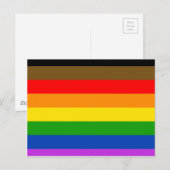 Philadelphia pride flag postkarte (Vorne/Hinten)