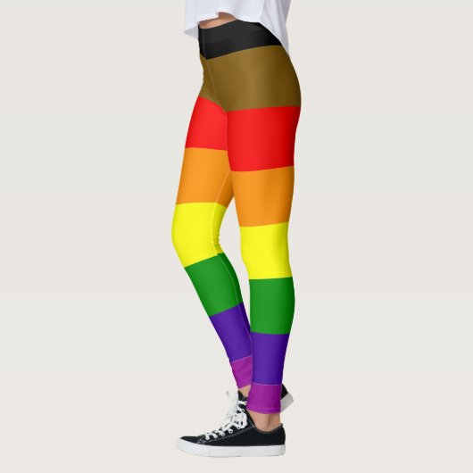 Philadelphia Pride Flag Regenbogen LGBT Leggings (Links)