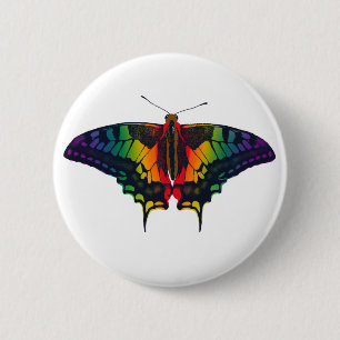 Philadelphia Rainbow Pride Flag Frack Button