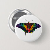 Philadelphia Rainbow Pride Flag Frack Button (Vorne & Hinten)