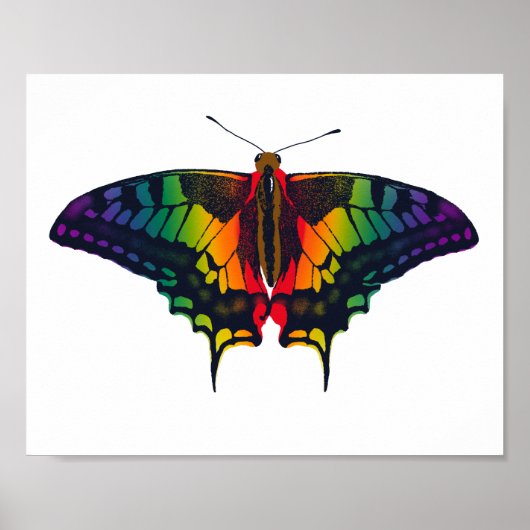 Philadelphia Rainbow Pride Flag Frack Poster (Vorne)