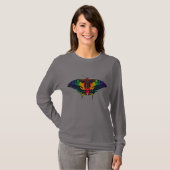 Philadelphia Rainbow Pride Flag Frack T-Shirt (Vorne ganz)