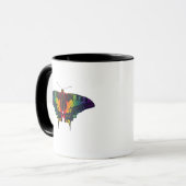 Philadelphia Rainbow Pride Flag Frack Tasse (Vorderseite Links)