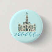 Philadelphia - Rathaus Button (Vorderseite)