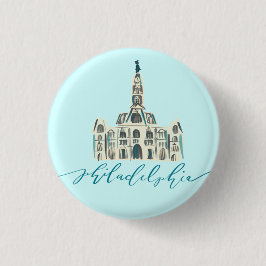 Philadelphia - Rathaus Button