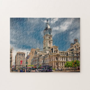 Philadelphia-Rathaus-Foto-Puzzlespiel Puzzle